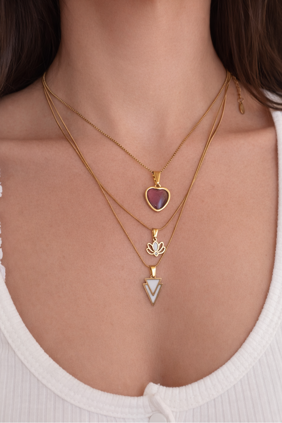 שרשרת לוטוס זהב/כסף